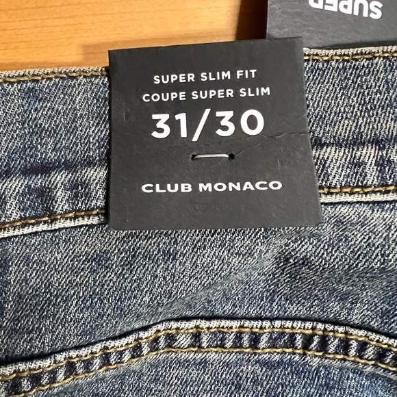 Club Monaco Mens Jean 31/30 - Picture 6 of 10